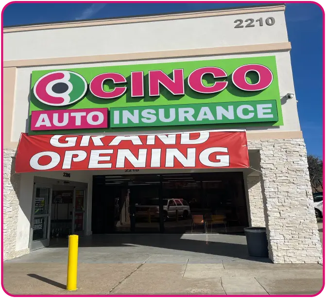 Cinco Auto Insurance Office Front